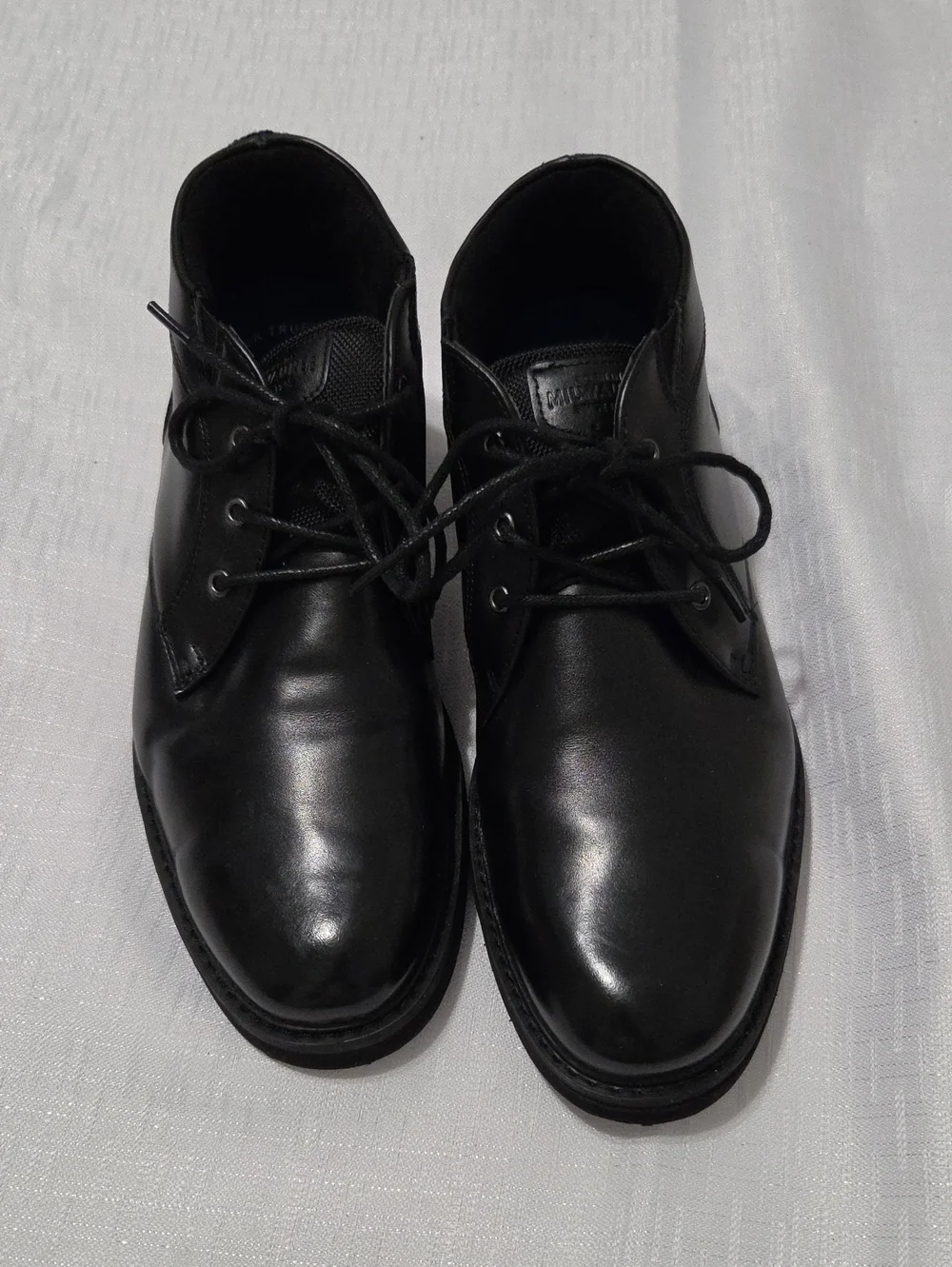 Nunn Bush Black Leather Chukka Boots